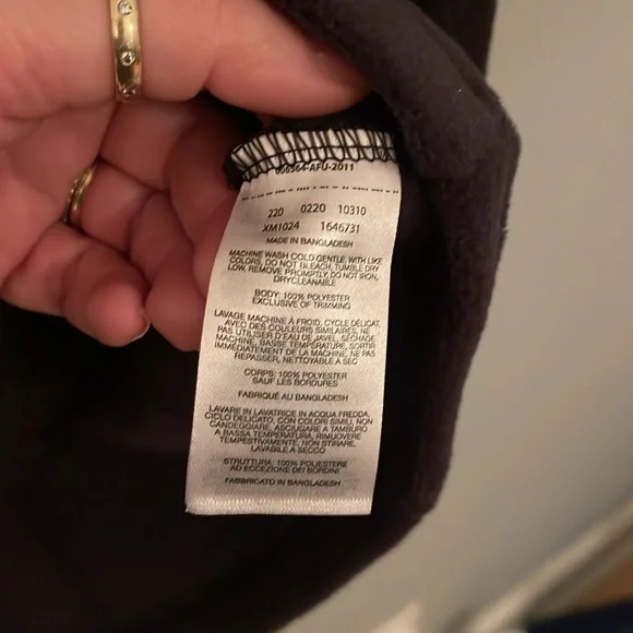 Columbia fleece vest dark dark grey, nwt - Picture 7 of 7